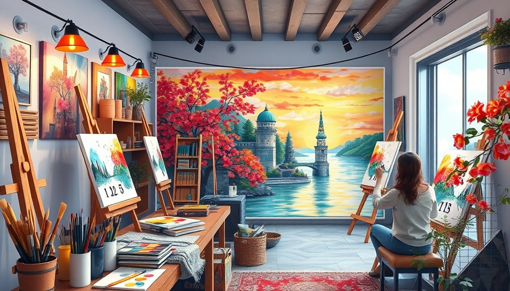 Where to Buy Premium Paint by Numbers Kits in the US with Free Shipping