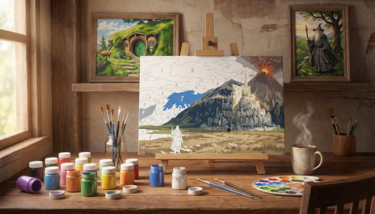 Transform Your Wall: Extra Large Lord of the Rings Paint by Numbers for Epic Scenes