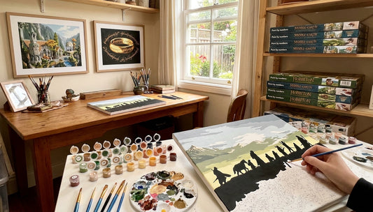 Mindful Painting: Discover the Zen of Lord of the Rings Paint by Numbers Kits
