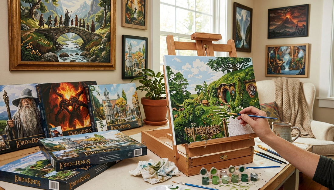 Don't Miss These Epic Lord of the Rings Paint by Numbers Sets for Sale Online