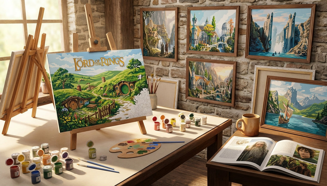 Custom Lord of the Rings Paint by Numbers Kits: Paint Your Favorite Scene