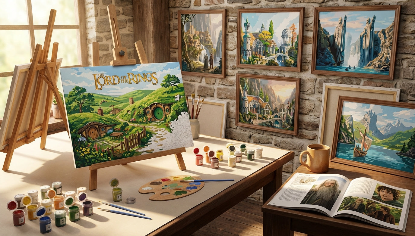 Custom Lord of the Rings Paint by Numbers Kits: Paint Your Favorite Scene