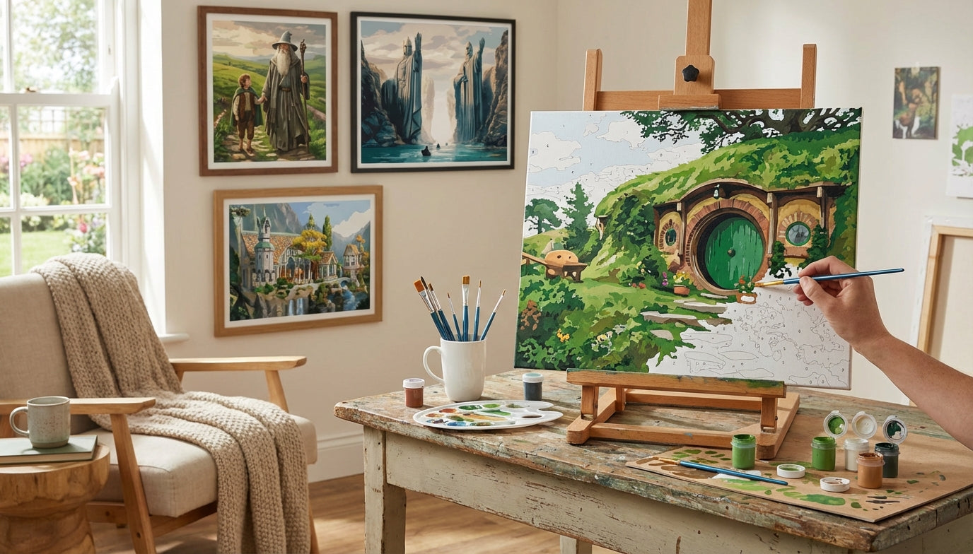 Escape to Middle-earth: Therapeutic Benefits of LOTR Paint by Numbers