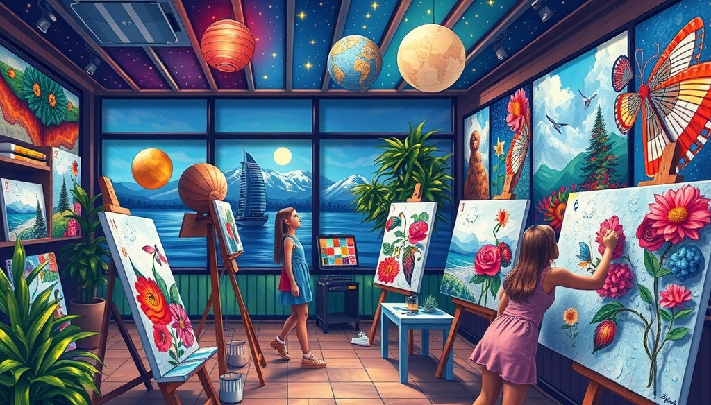 Explore Ocean and Beach Paint by Numbers Kits for Stunning Home Decor