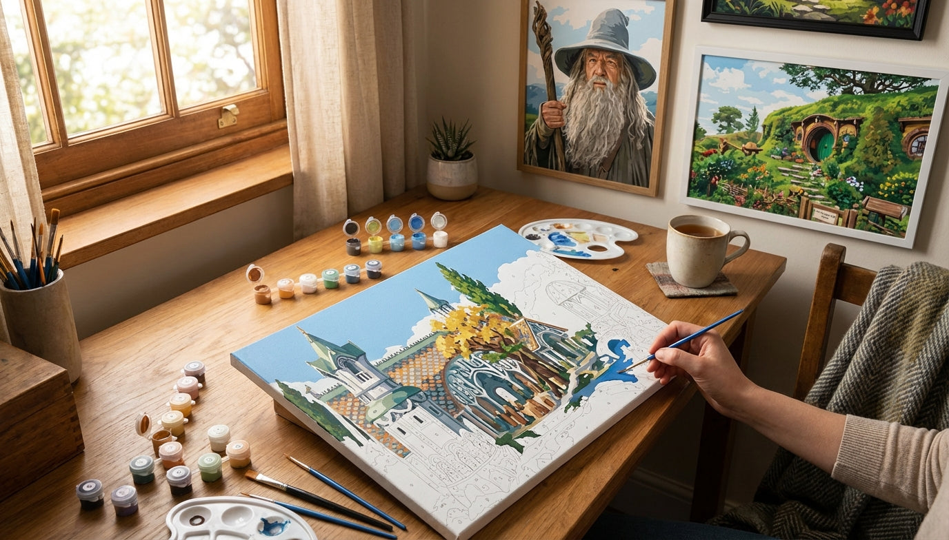 The One Kit to Rule Them All: Why LoTR Paint by Numbers is Your Next Obsession