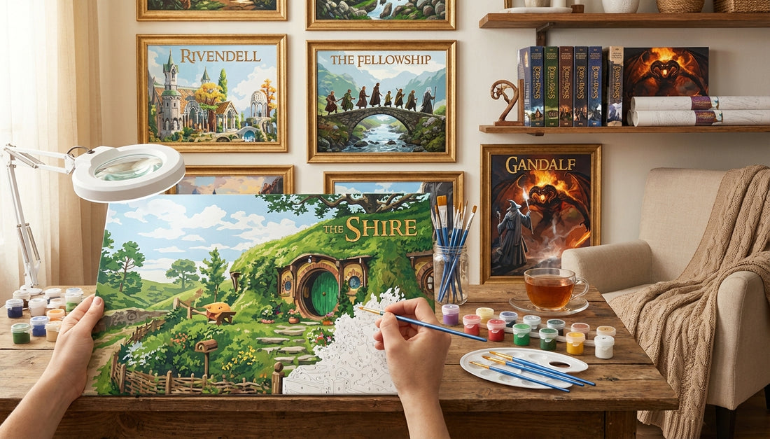 Beyond the Books: Custom Lord of the Rings Paint by Numbers Kits for True Fans