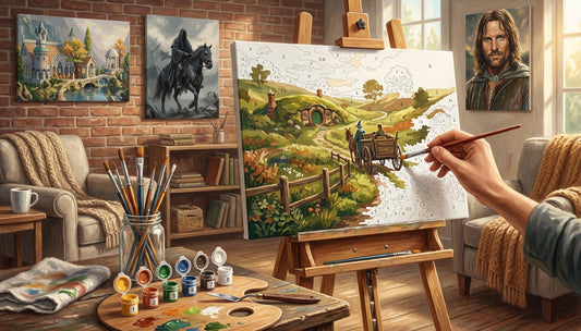 Feeling Stressed? These Lord of the Rings Paint by Numbers Kits Will Calm You