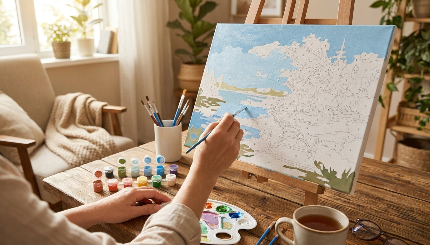 Relaxing Art: Best Easy PBN Kits for Seniors & Adults