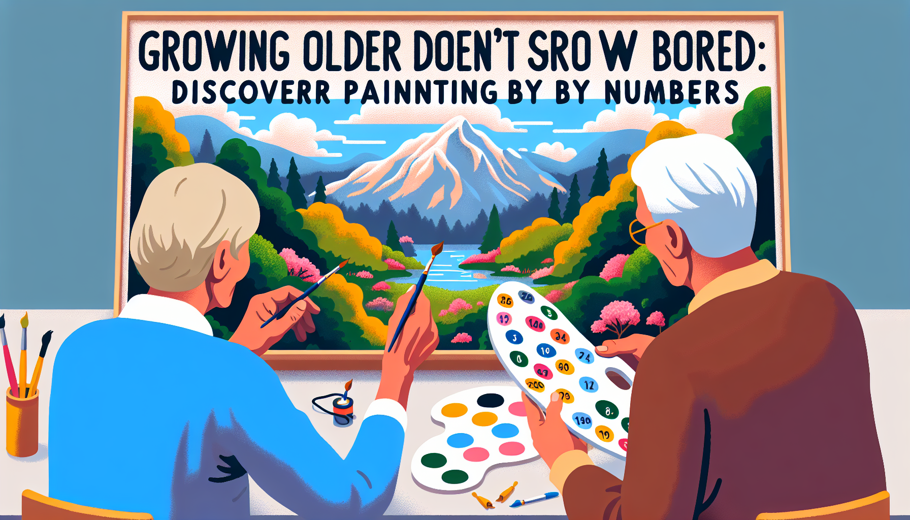 Growing Older Doesn’t Mean Growing Bored: Discover Painting by Numbers