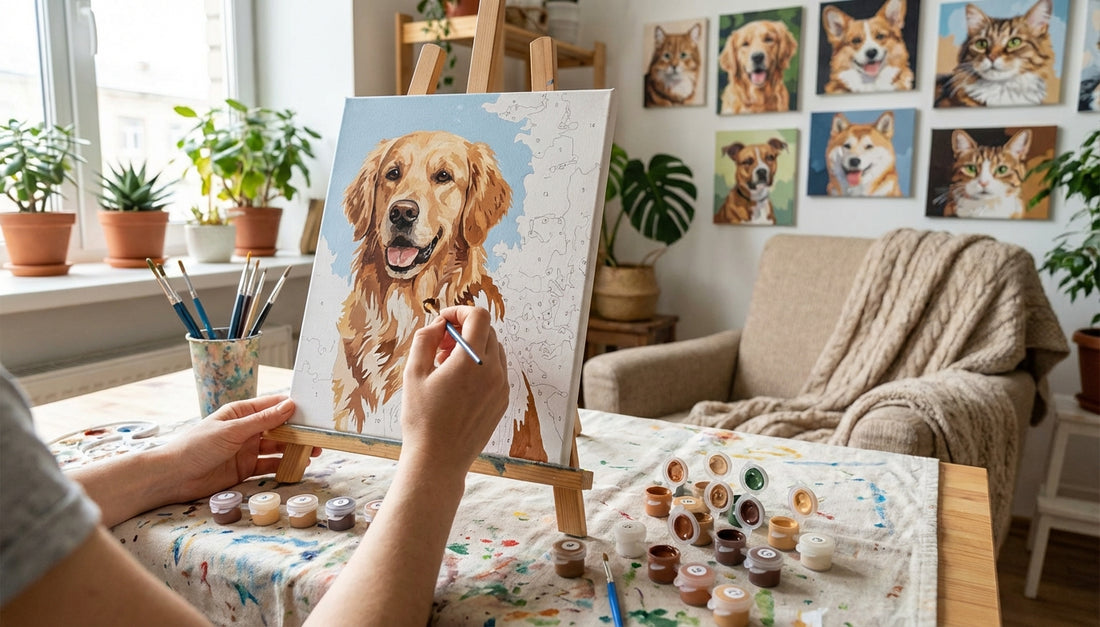 Personalized PBN for Pet Lovers: Paint Your Furry Friend