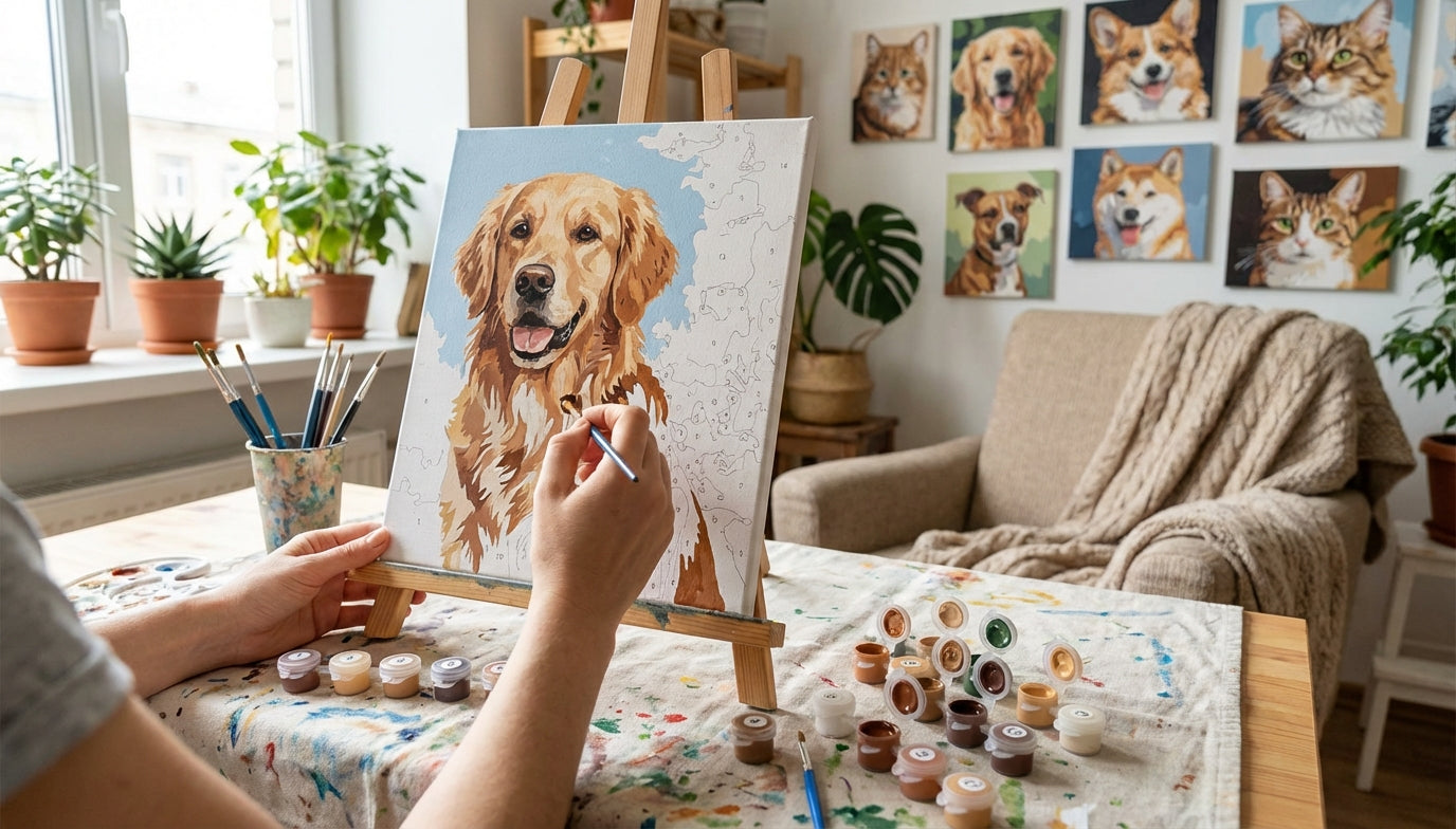 Personalized PBN for Pet Lovers: Paint Your Furry Friend