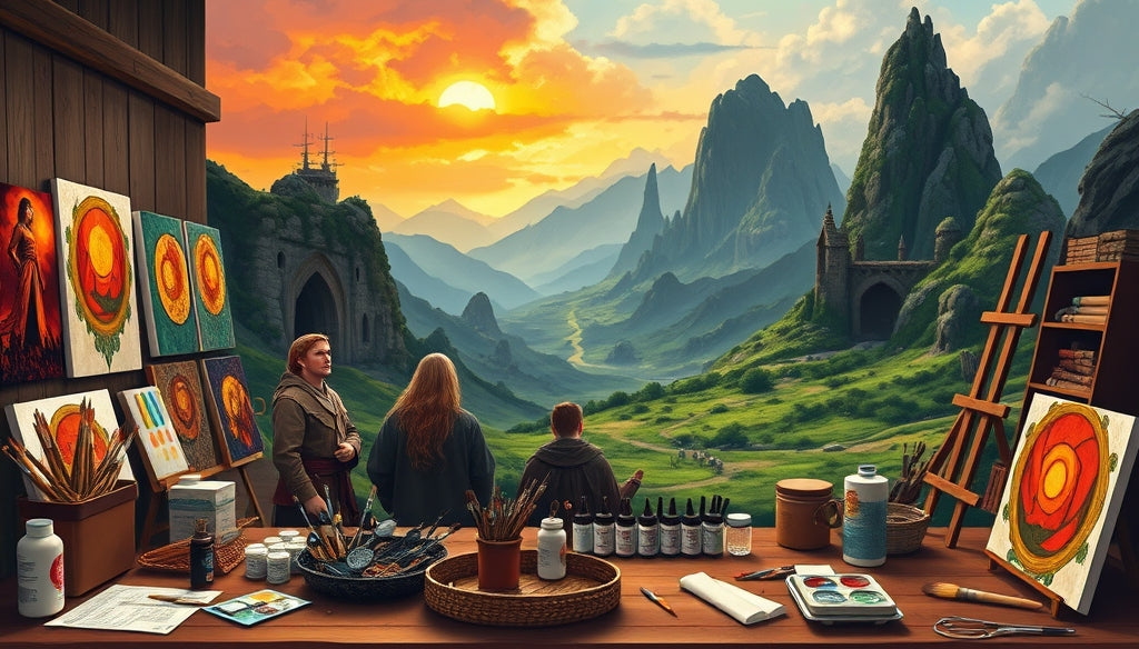 Create Magical Moments: Easy Paint by Numbers Kits for Seniors Inspired by Fantasy Worlds