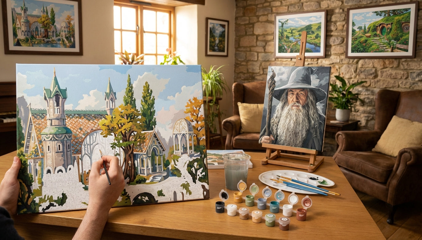 Master Middle-earth: Tips for Painting Detailed LOTR Paint by Numbers Kits