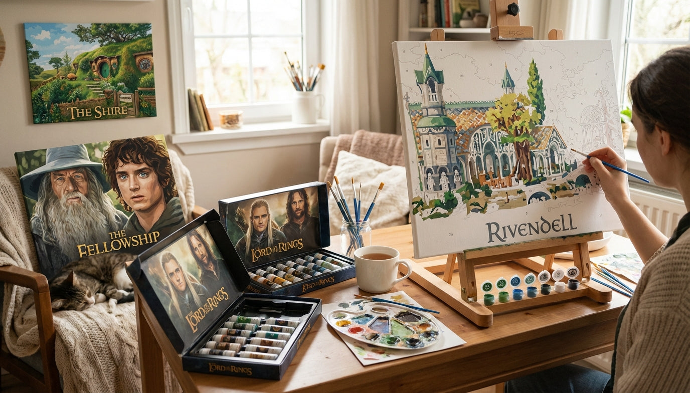Journey to Middle-earth: High-Quality LotR Paint by Numbers Kits for Sale Online