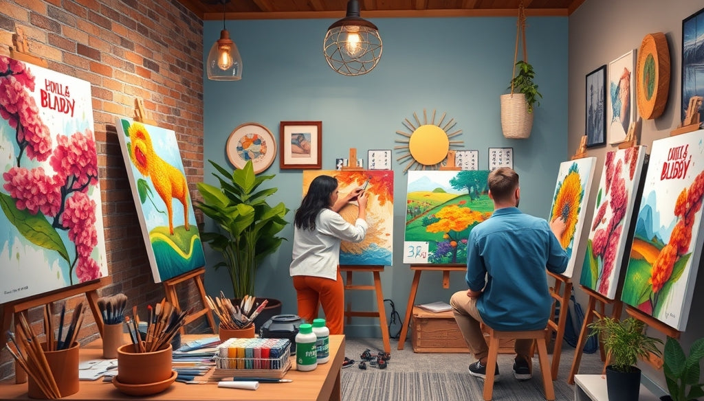 Transform Your Home with Ocean and Beach Paint by Numbers Kits