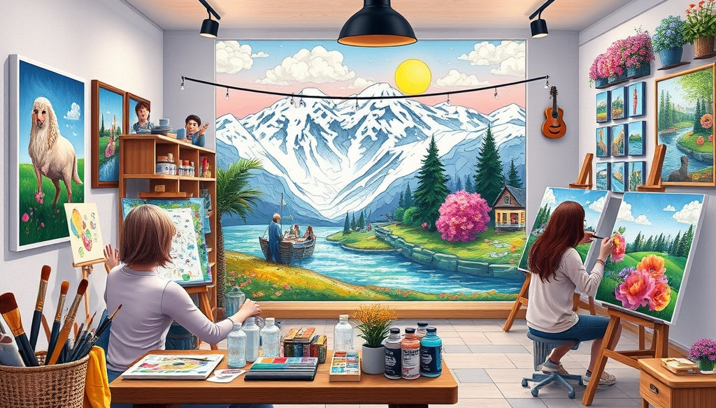 10 Cheap Paint by Numbers Kits for Beginners Ready to Relax