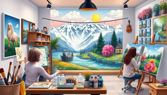 10 Cheap Paint by Numbers Kits for Beginners Ready to Relax