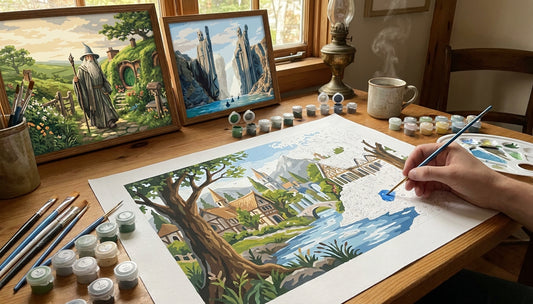 Unleash Your Inner Artist: Buy LoTR Paint by Numbers Kits with Free Shipping USA