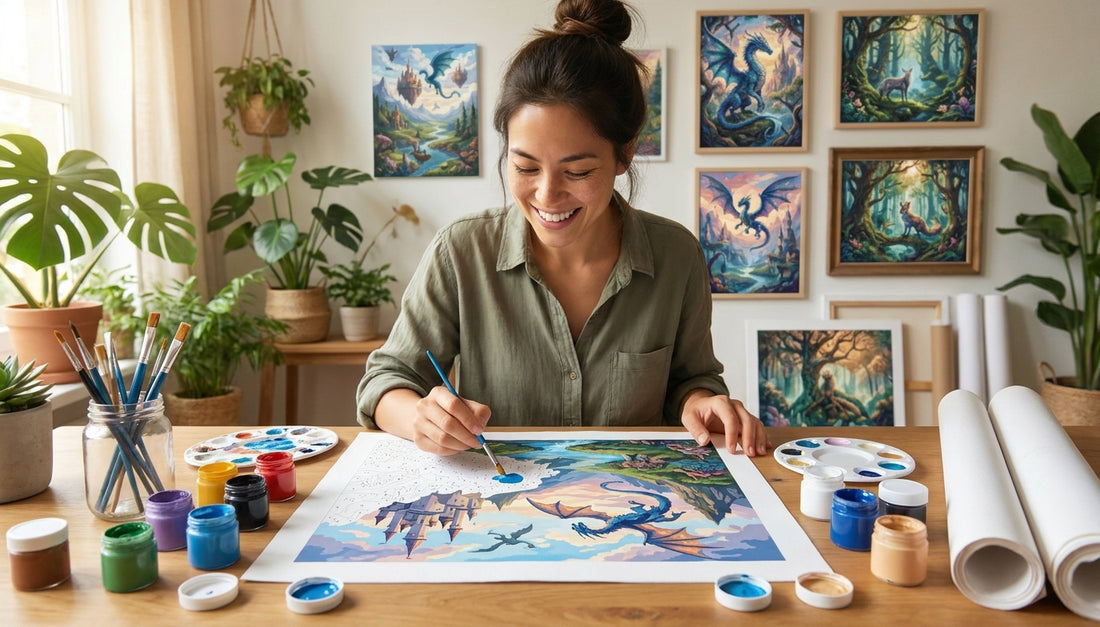 Fantasy PBN Kits: Escape into a World of Art