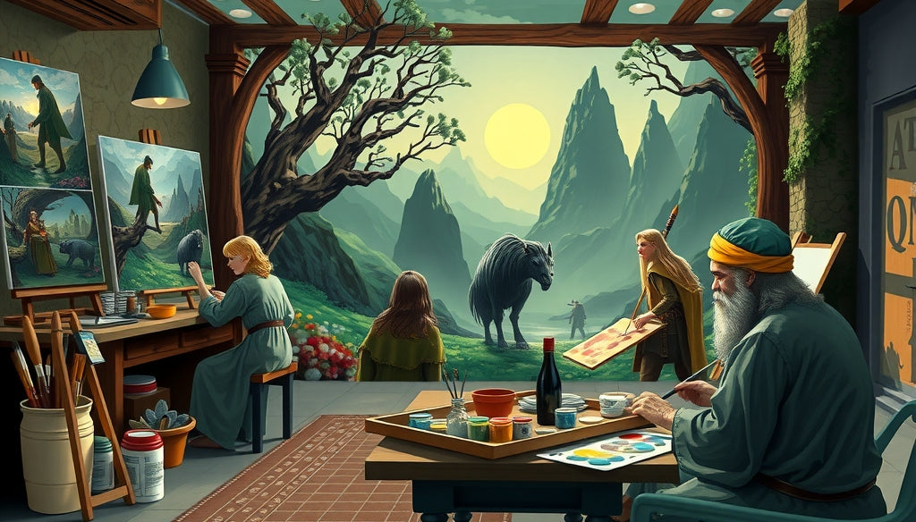 Discover the Best Paint by Numbers Kits for Adults: A Journey into Middle-earth Relaxation