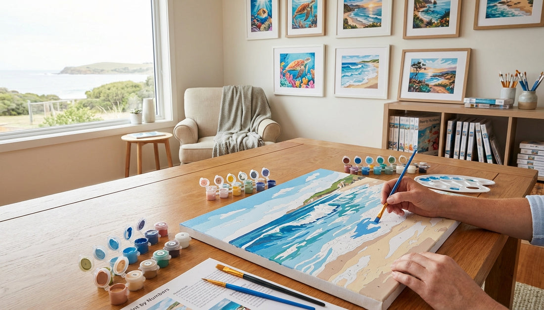 Transform Your Home Decor: Stunning Ocean and Beach Paint by Numbers Kits for Sale Online