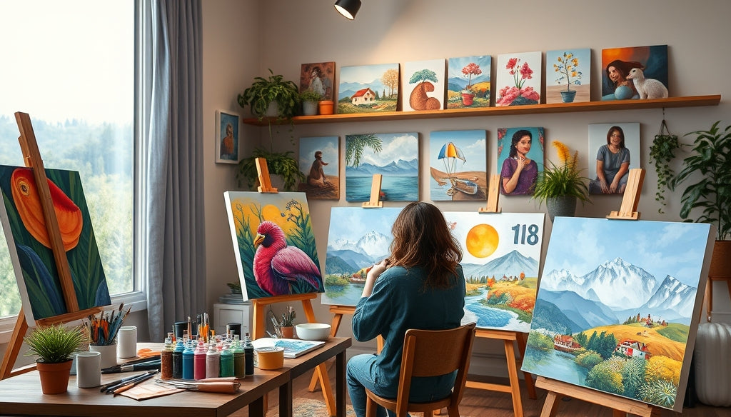 Explore Paint by Numbers Kits with Famous Paintings for a Unique Experience