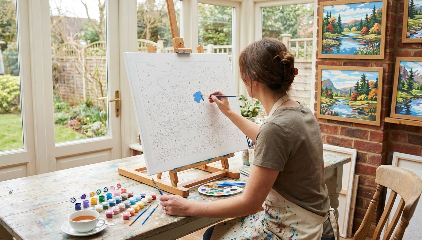 The Secret to Stunning Results: Why High-Quality Acrylic Paint by Numbers Kits Matter