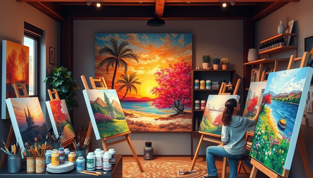 Fantasy and Fairy Tale Paint by Numbers Kits: Perfect for Kids and Creativity