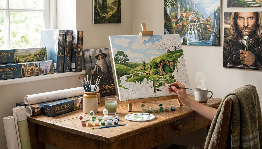 Your Next Hobby Awaits: Lord of the Rings Paint by Numbers for Relaxation