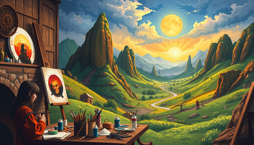 Discover the Best Paint by Numbers Kits for Adults Inspired by The Lord of the Rings