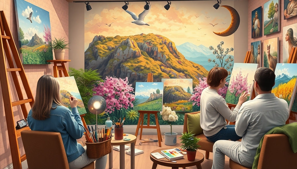 Gift Ideas: Christmas-Themed Paint by Numbers Kits for Creative Holidays