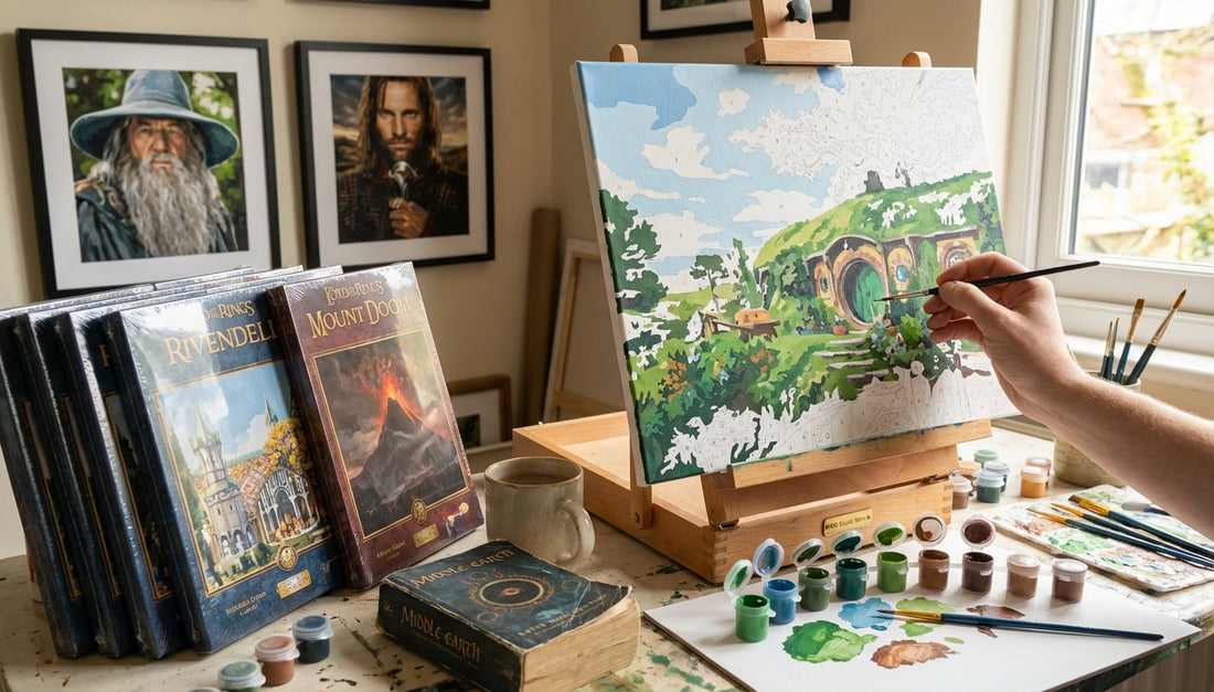 No Ring Required: Affordable Lord of the Rings Paint by Numbers Kits for Beginners