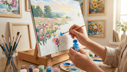 High-Quality Acrylic Paint: PBN Kit Essentials