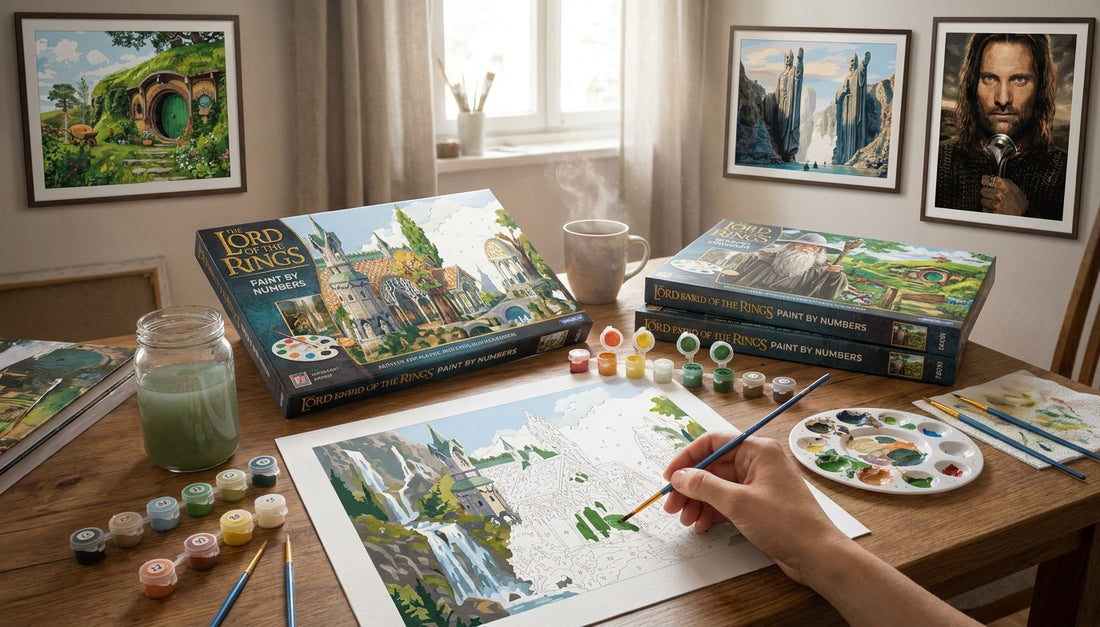 Don't Miss Out: Cheap Lord of the Rings Paint by Numbers Kits for Beginners on Sale