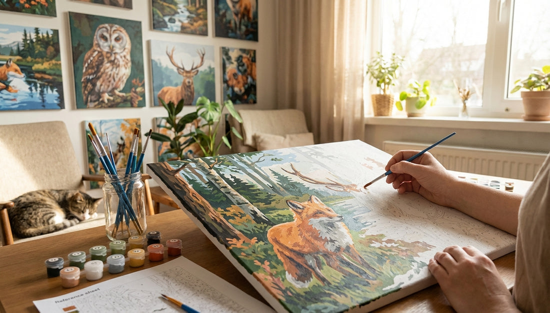 Wildlife Wonders: Nature PBN Kits for Art Lovers