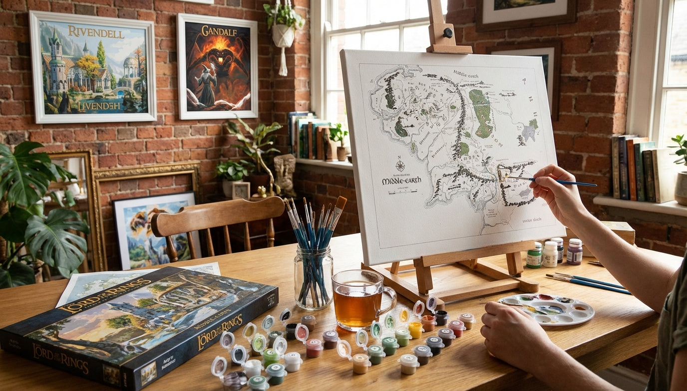 7 Secret Tips to Master Your Lord of the Rings Paint by Numbers Canvas