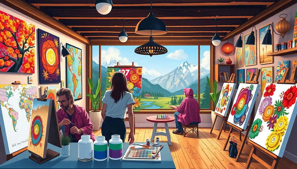 Discover the Best Paint by Numbers Kits for Adults in the US to Unwind and De-stress