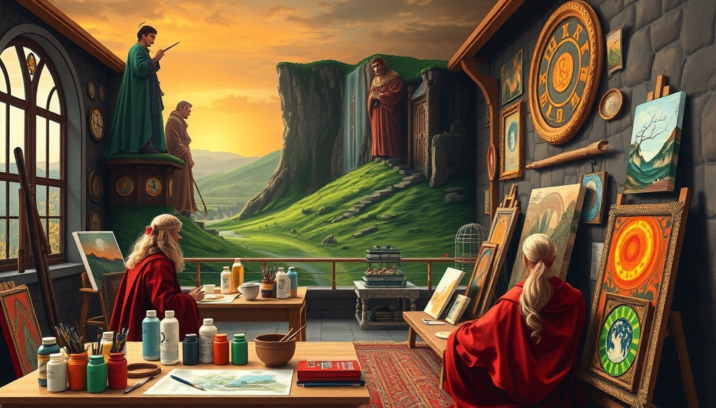 Transform Your Home with Fantasy Paint by Numbers Kits from The Lord of the Rings