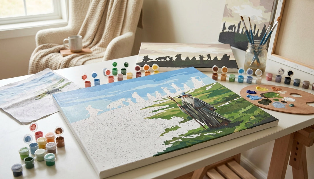Why Every Adult Lord of the Rings Fan Needs a Paint by Numbers Kit