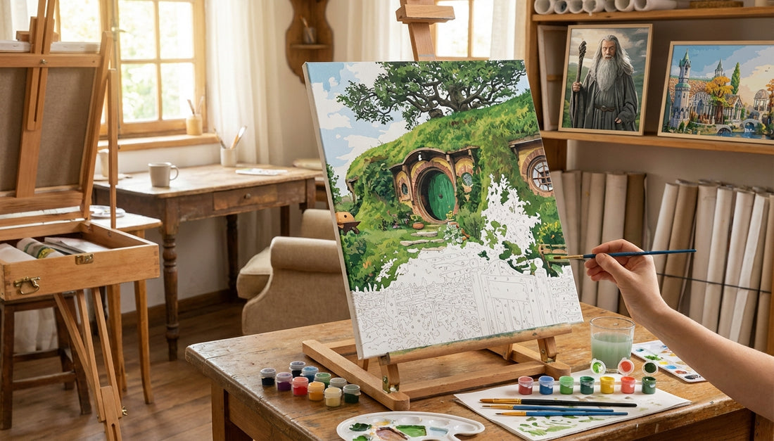 Escape the Shire: How Lord of the Rings Paint by Numbers Boosts Well-being