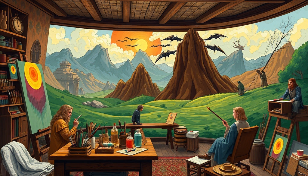 Buy High-Quality Paint by Numbers Kits for The Lord of the Rings with Free Shipping in the USA