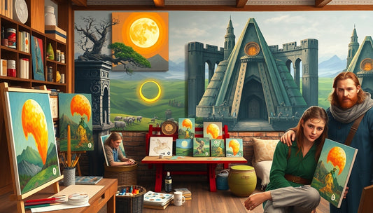 Create Your Own Paint by Numbers Canvas featuring Your Favorite Characters from The Lord of the Rings