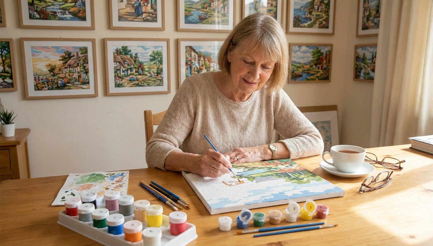 Senior PBN Kits: Easy, Relaxing Art for You