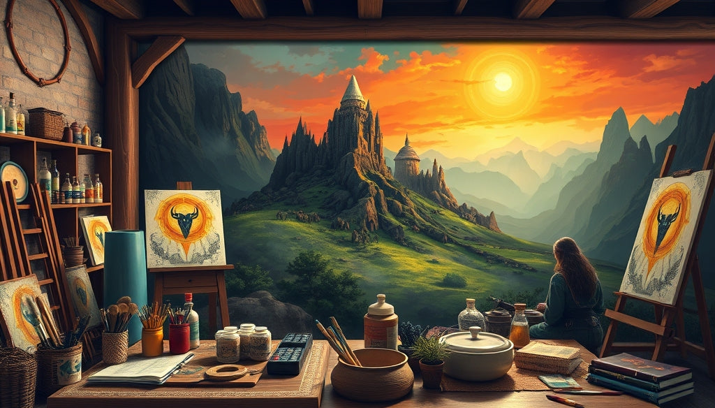 Create Your Own Adventure: Custom Paint by Numbers Kits Based on The Lord of the Rings