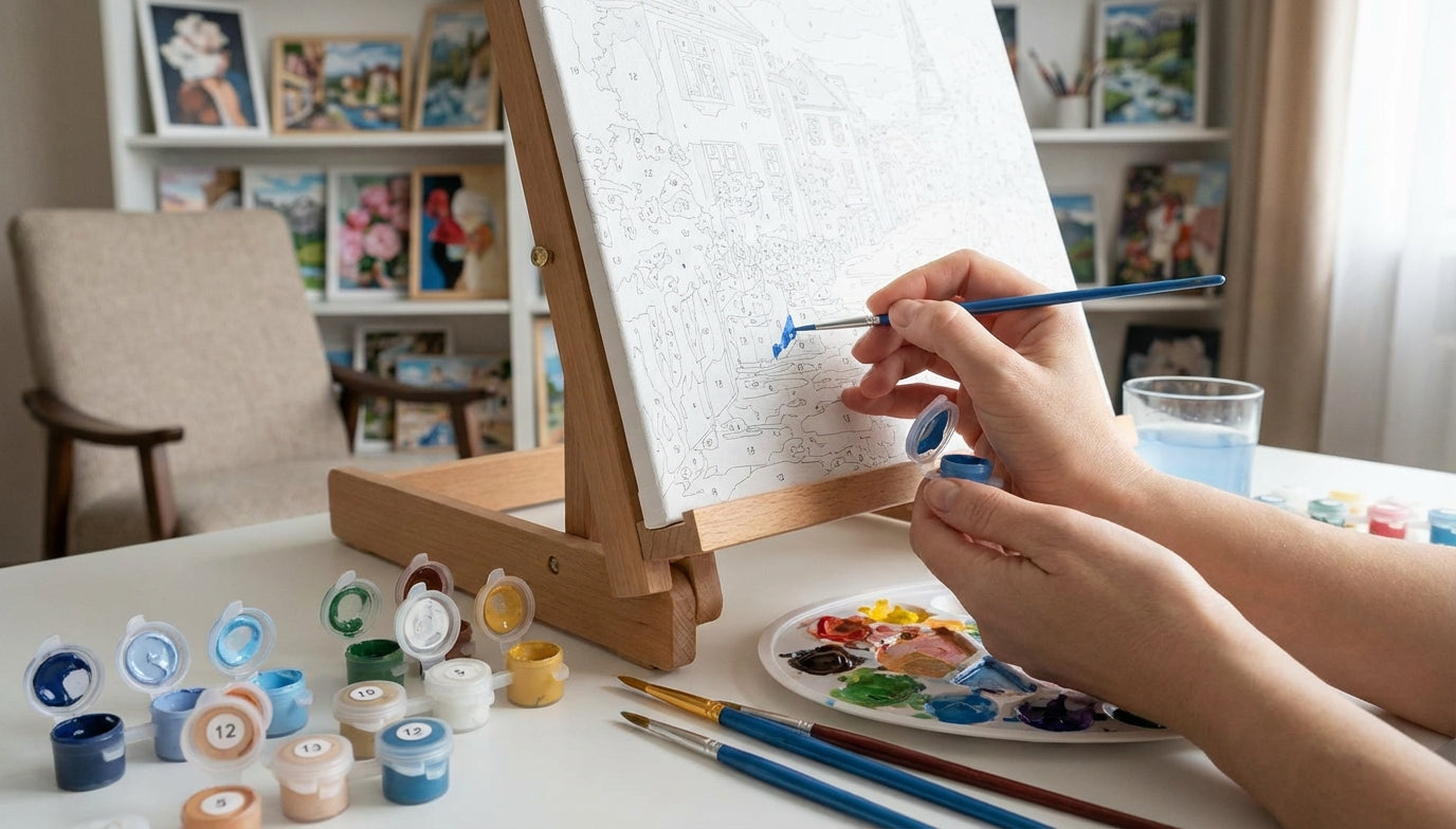 PBN Kits with Extra Paint Colors Included