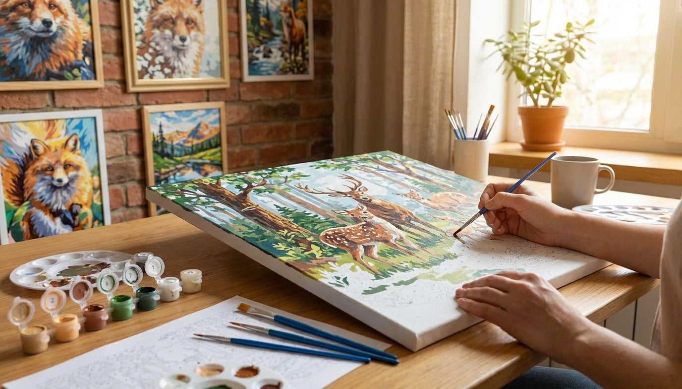 Wildlife & Nature PBN Kits for Adult Art Enthusiasts
