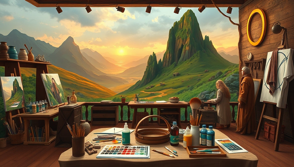 Ready to Relax? Buy Paint by Numbers Kits with Free Shipping in the USA Featuring The Lord of the Rings