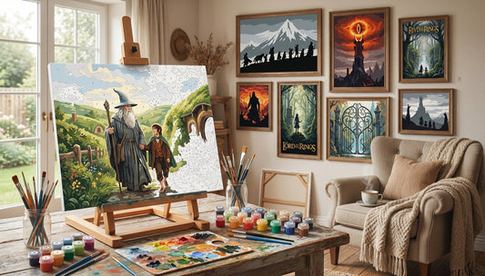 From Shire to Mordor: The Ultimate Fantasy Paint by Numbers Collection
