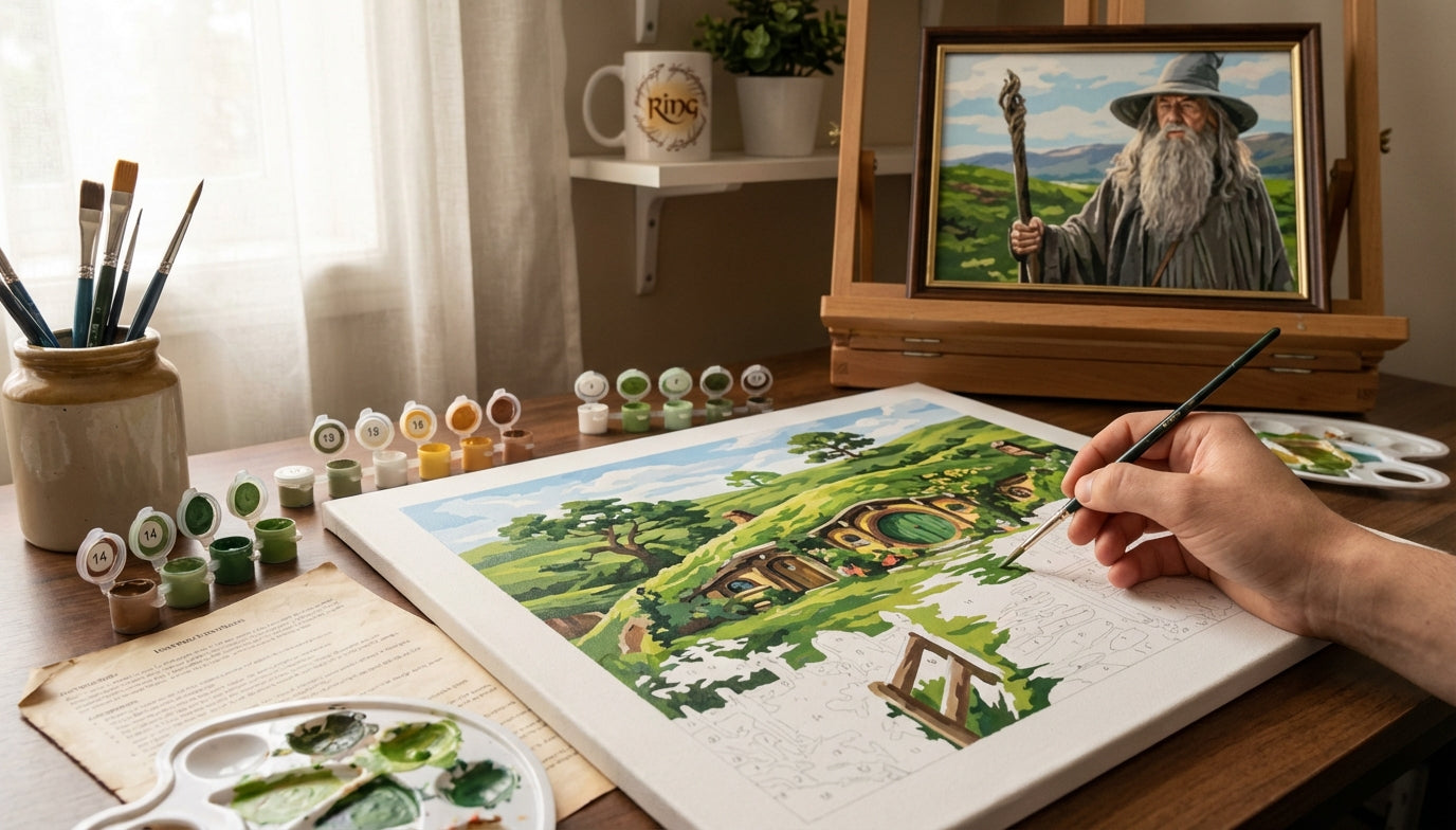 Journey to Relaxation: Why Lord of the Rings Paint by Numbers is Your Next Creative Hobby