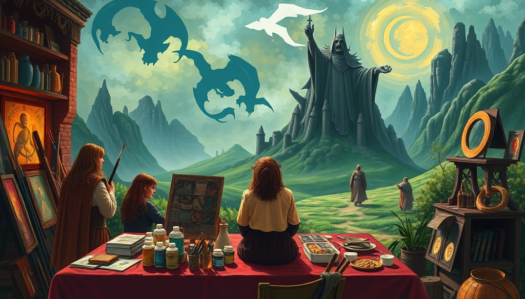 Explore Custom Paint by Numbers Kits for Couples: A Unique Way to Celebrate Your Love for Tolkien